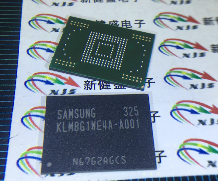 Mxy  100% new original  KLM8G1WE4A-A001   BGA  Memory chip  EMMC memory 8GB KLM8G1WE4A A001