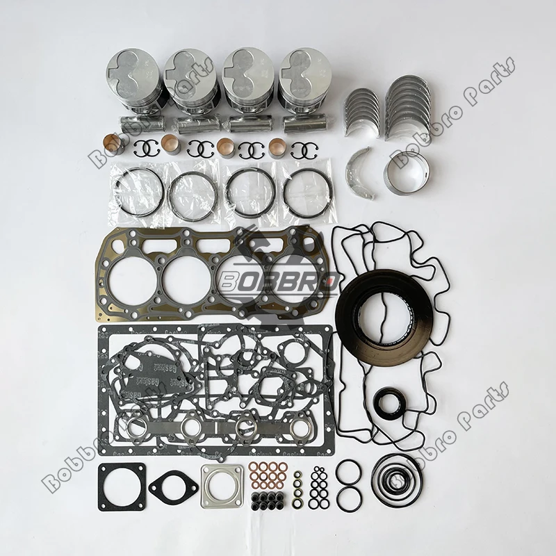 404C-22 Overhaul Rebuild Kit For Perkins Loaders SR130 410 L160 L213 Tractor D45 DX45 DX48 Excavator 8040ZTS 8045ZTS