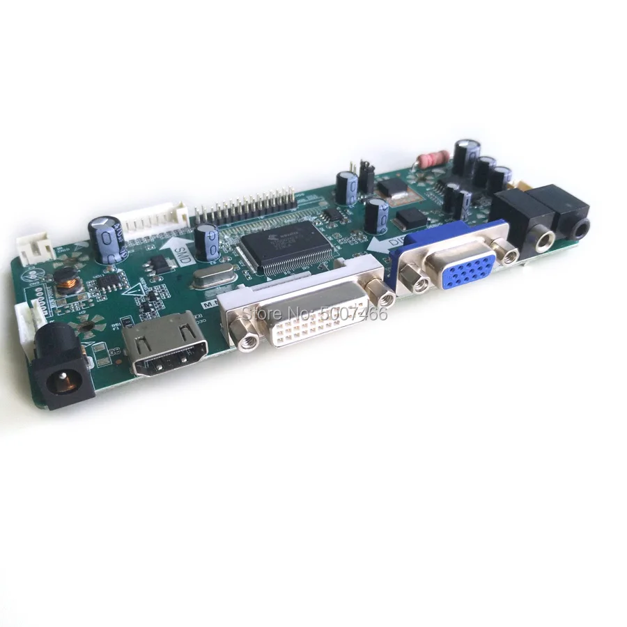 Imagem -02 - Placa do Controlador de Exibição Kit Faça Você Mesmo 1024*768 Tela para Nl10276bc26 Nl10276bc28 Nl10276bc30 1ccfl Lvds20pin Vga Mais Dvi m. Nt68676