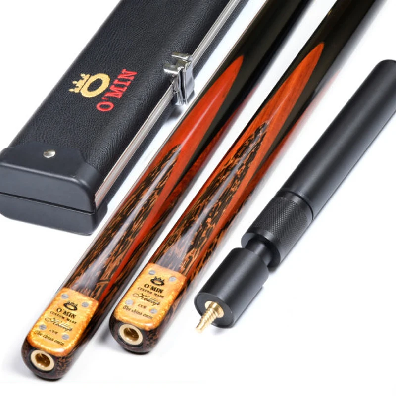 

Omin Hell Lips Series Snooker Cue Stick 9.8mm Tip Ash Shaft Brass Jointed Inlay Butt Billiard Cue Taco De Billar Professional