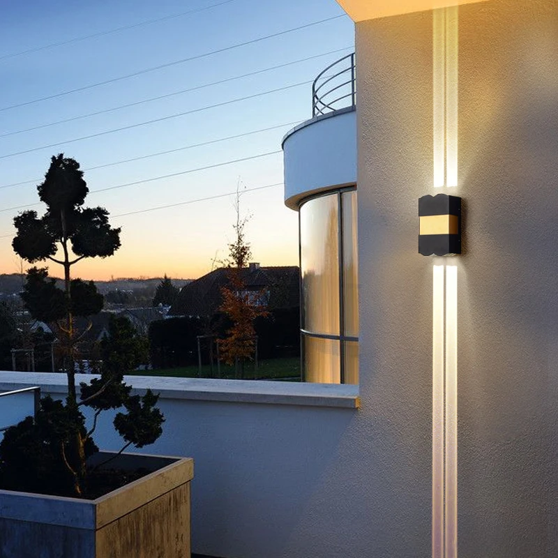 Imagem -02 - Outdoor Wall Washer Led Lamp Ip54 Waterproof Spotlight Hotel Villa Entrance Wall Light Iluminação da Paisagem do Jardim