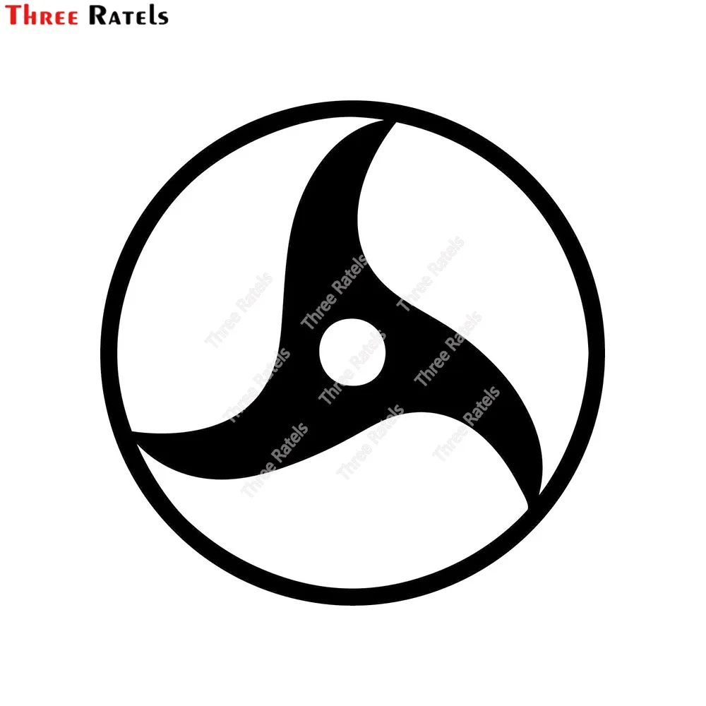 Three Ratels DS162 Sharingan Itachi Variation 3 Vinyl Car Window Laptop Decal Sticker