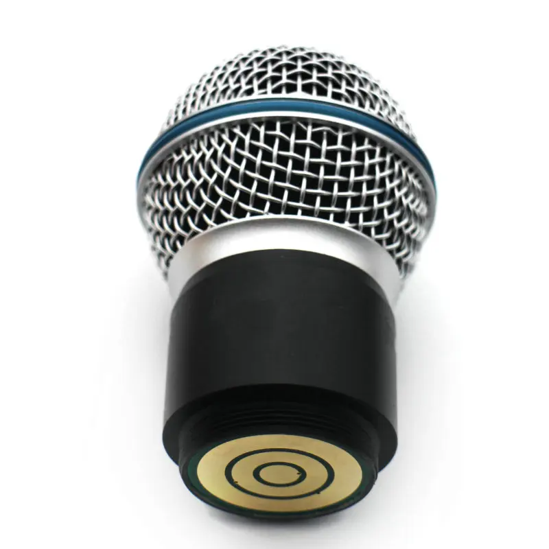 New Replacement Ball Head Mesh Microphone Grille with capsule for PGX24 SLX24 BETA58 SM 58 Wireless Microphone