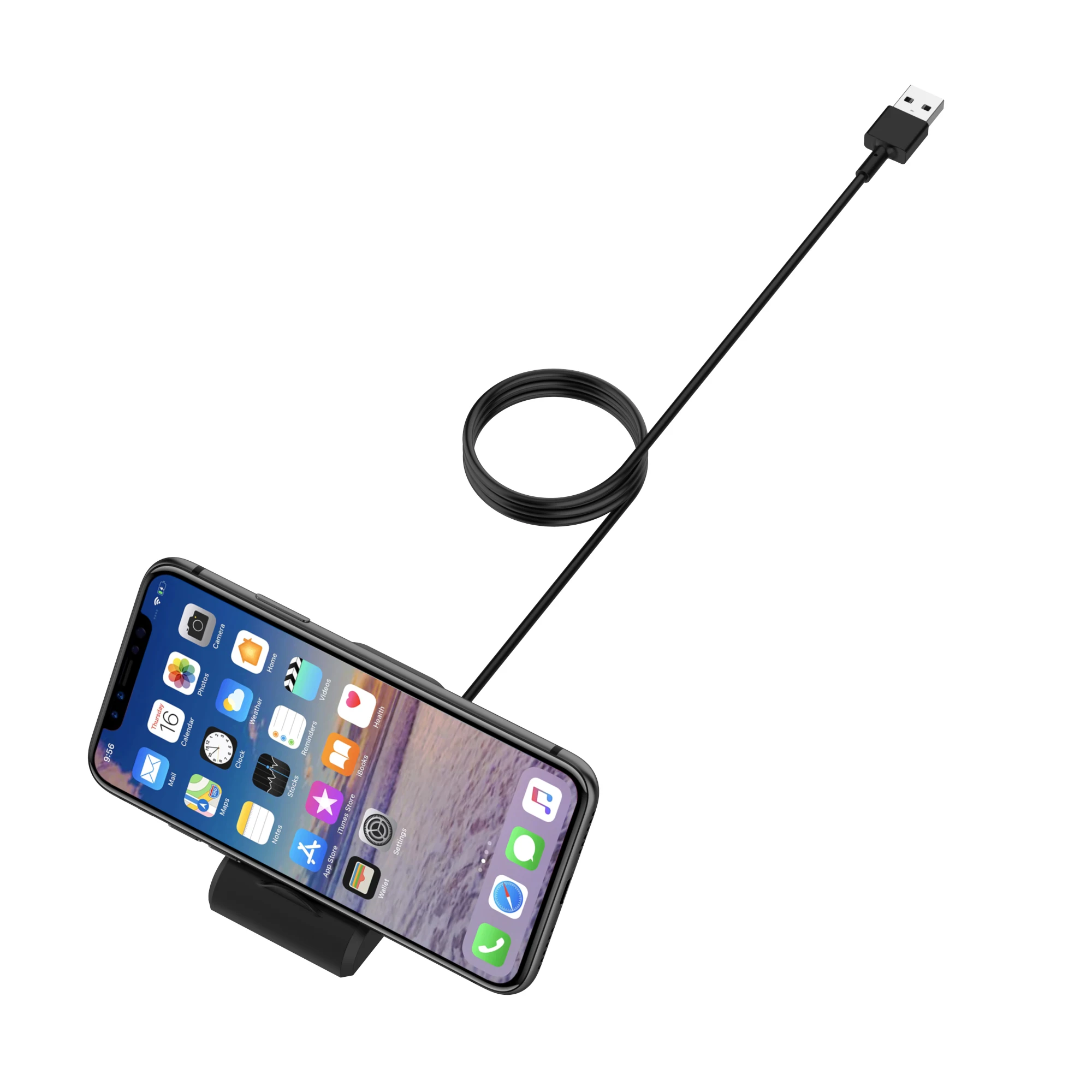 1 шт. зарядное устройство для спортивных часов Fitbit sense, USB, быстрая зарядка, 100 см, магнитный док-кабель для умных часов fitbit Versa 3, аксессуары для часов