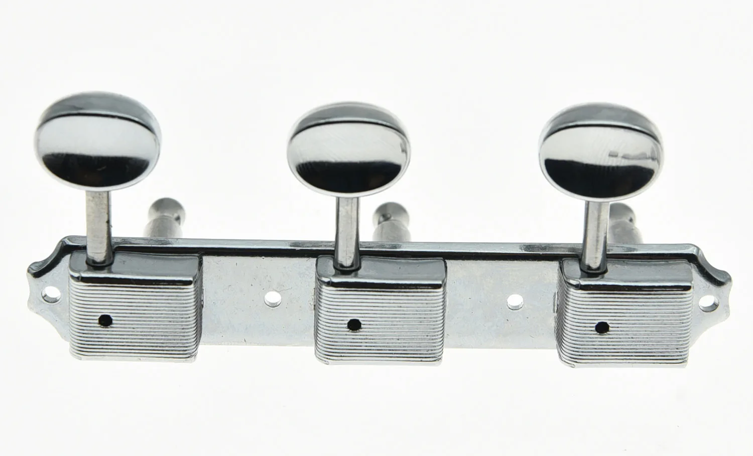 KAISH Chrome/Nickel Vintage 3 on a Plate 3x3 Guitar Tuning Keys Tuners for LP SG JR