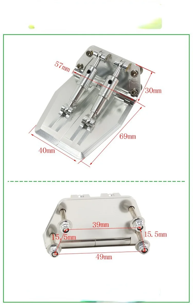 

Trim Flaps Water Pressure Plates Trim Tabs Upgrade Board Spray Strip for RC Boat Model DIY Parts