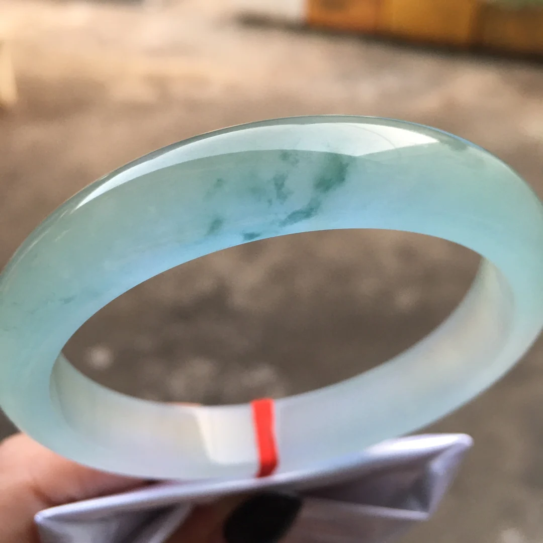 

Koraba Certified (Grade A)100% Natural Jadeite JADE Bracelet Women Bangle