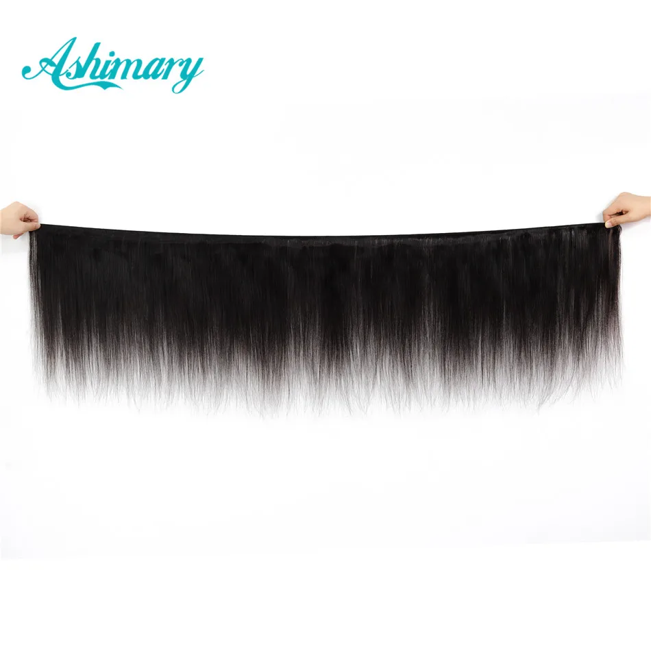 Ashimary Hair Malaysian Straight Hair Bundles Remy Human Hair Bundle Deals 1/3PCS/lot 8-28 Inch Hair Extensions