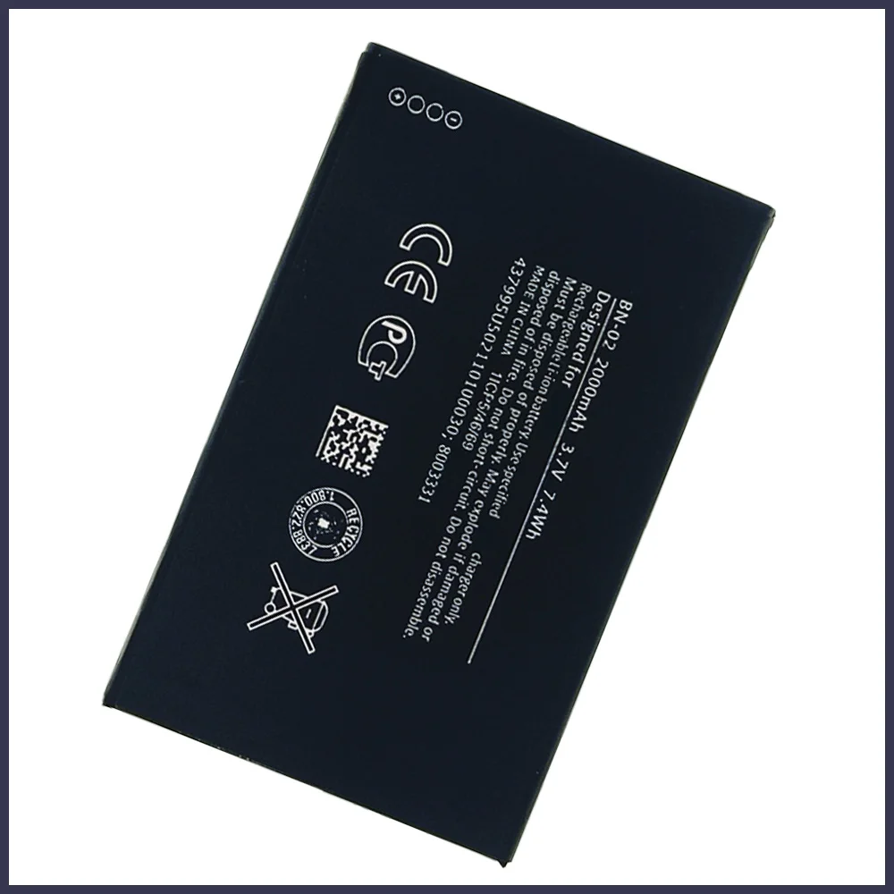 Battery for Nokia XL 4G, BN-02, High Quality Phone, New, Free Tracking Number, 100% Original, RM-1030, RM-1042, RM-1061