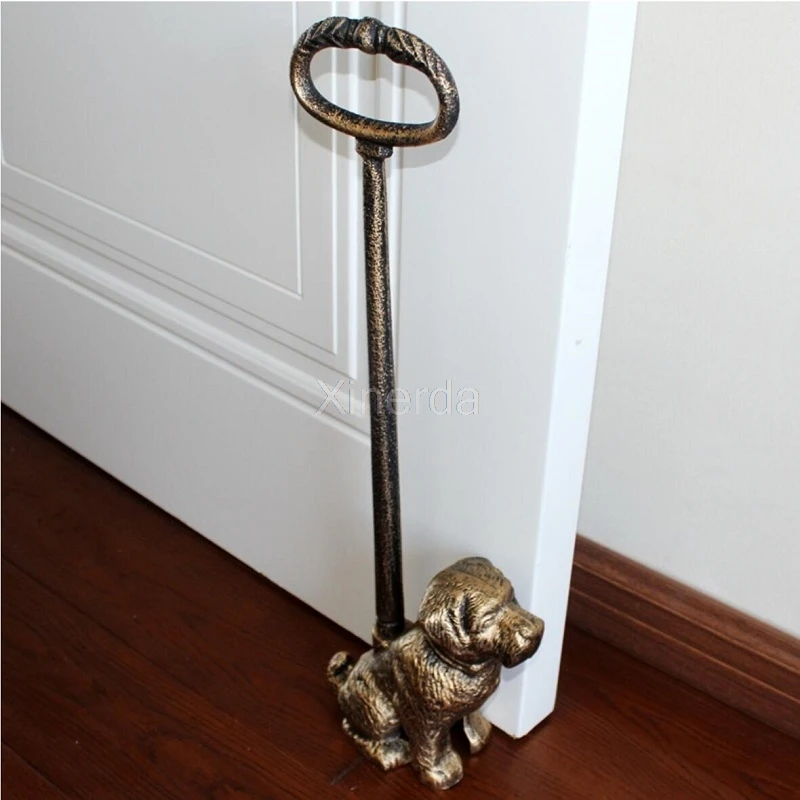 

European Modern Dog Horse Cute Door Stops Cartoon Creative Iron Metal Security Door Stopper Holder Catcher Furniture Hardware