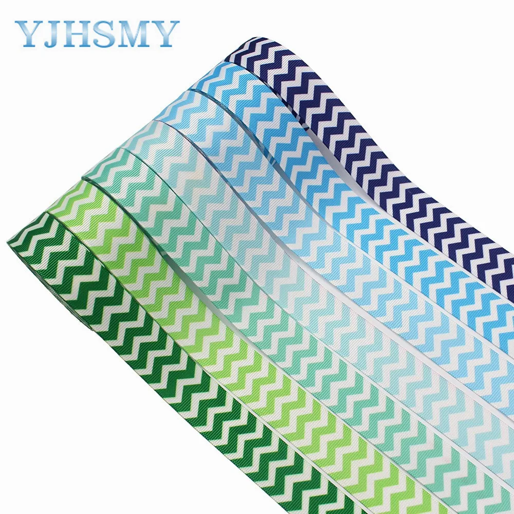 Picture 7: L-20829-888 1”Wave pattern print Pattern Ribbon , 5 yards DIY handmade hair accessories Material , Bow Decoration