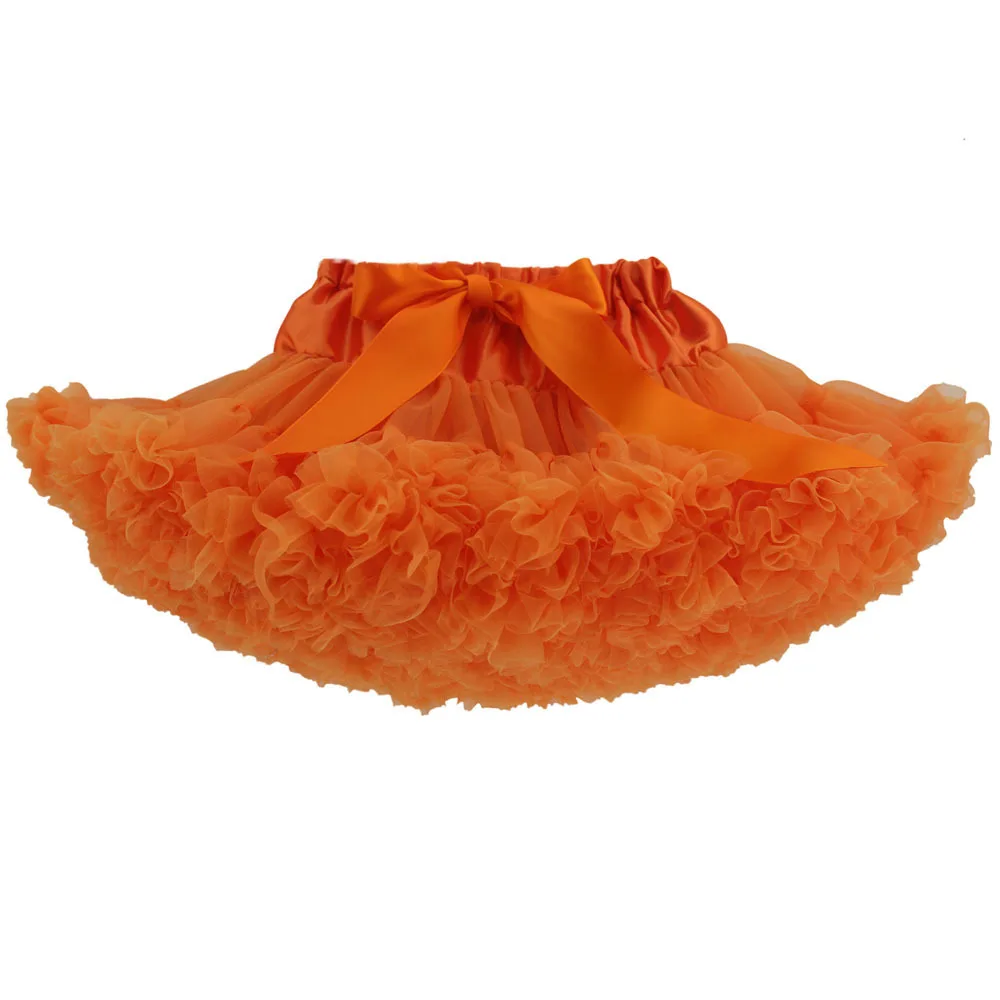 Girls Skirt Fluffy Pettiskirt Tutu Skirt Orange Tutu Skirt Girls Baby skirt Ballet skirt Halloween Christmas Party Costume kids