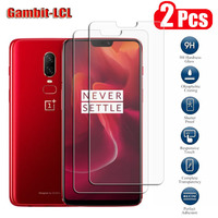 2Pcs Original Protective Tempered Glass For OnePlus 6 6.28\