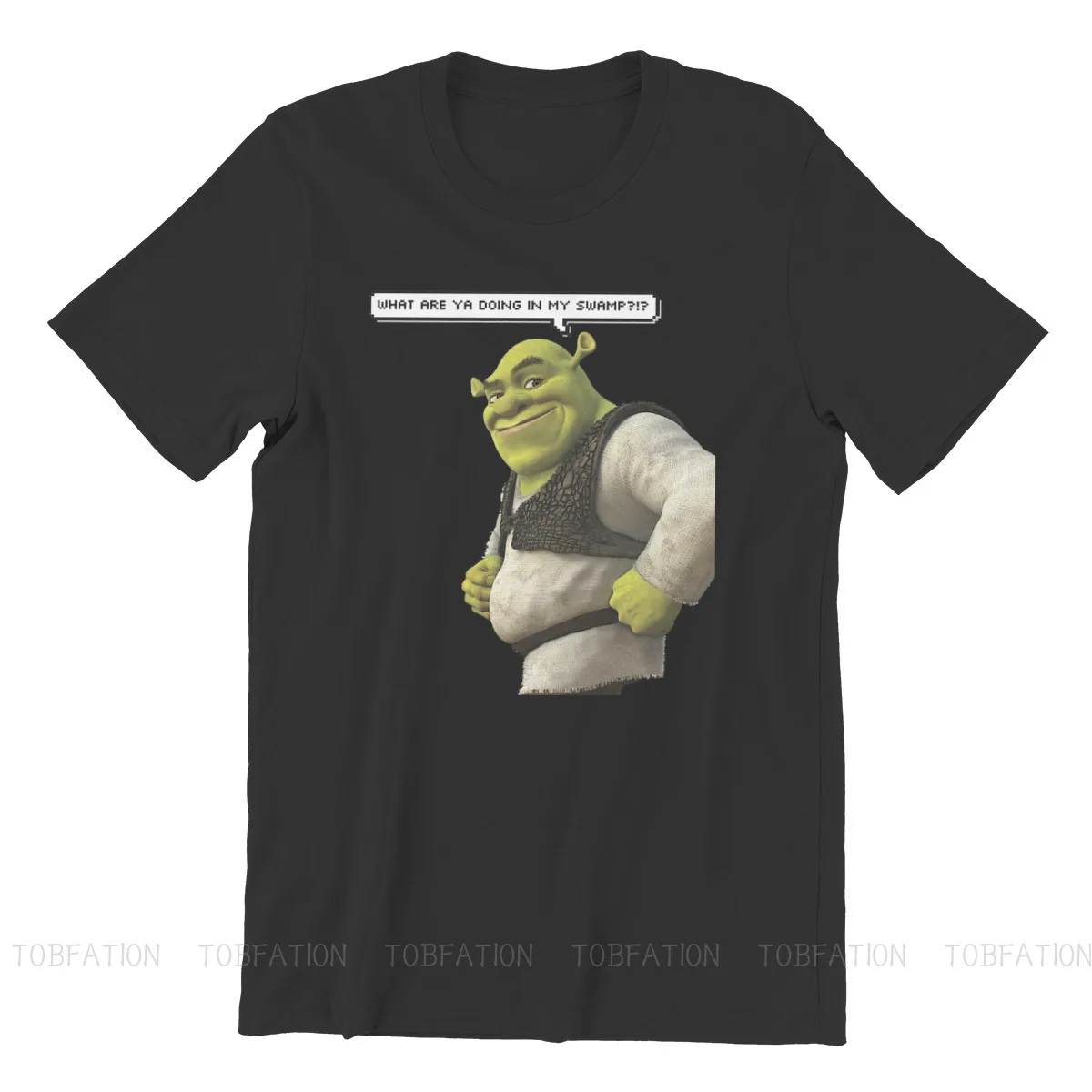 Novelty Hip Hop TShirt Shrek Donkey Princess Fiona Blind Mouse Fairy Tale Movie Style Tops Leisure T Shirt Male Tee Gift Clothes