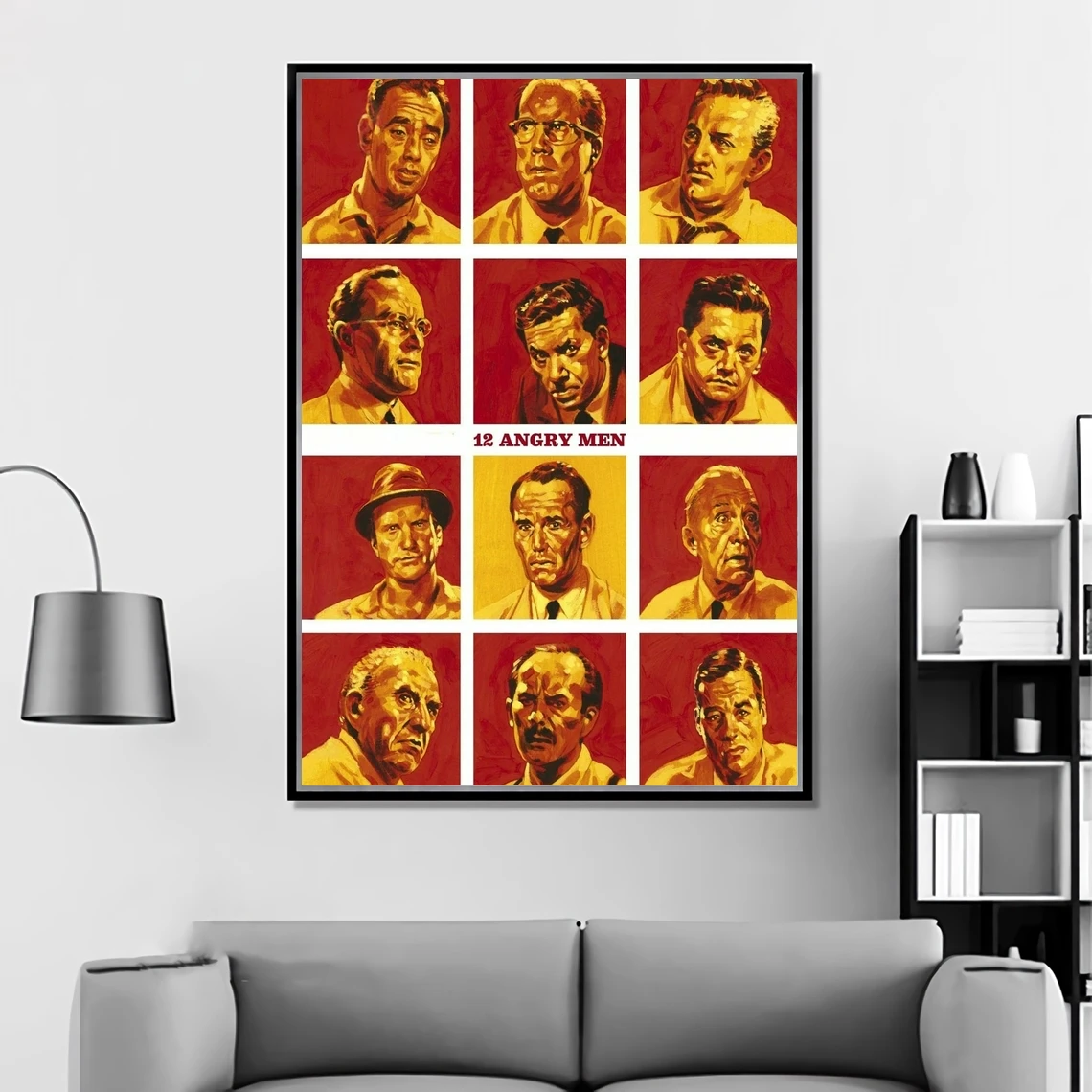 12 Angry Men (1957) Poster American Drama Film Wall Decor Retro Print Art Canvas Poster Home Wall Painting Decoration (No Frame)