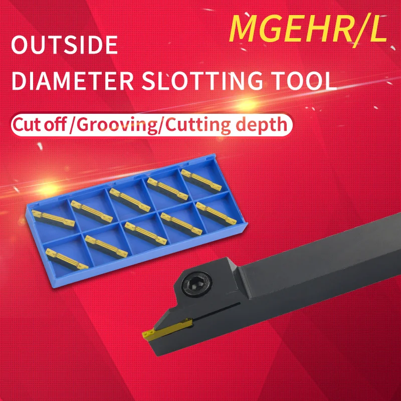 Scanalatura portautensili MGEHR3232-3 MGEHR3232-4 MGEHR3232-5 inserti in metallo duro MGMN200 MGMN250 MGMN300 MGMN600