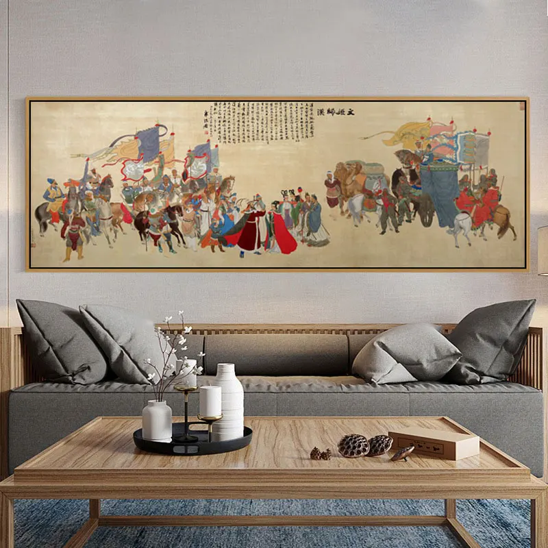 

Chinese Traditional landscape Canvas Paintings Posters Prints Wall Art Pictures for Living BedRoom Home Decor with UnFrame-03