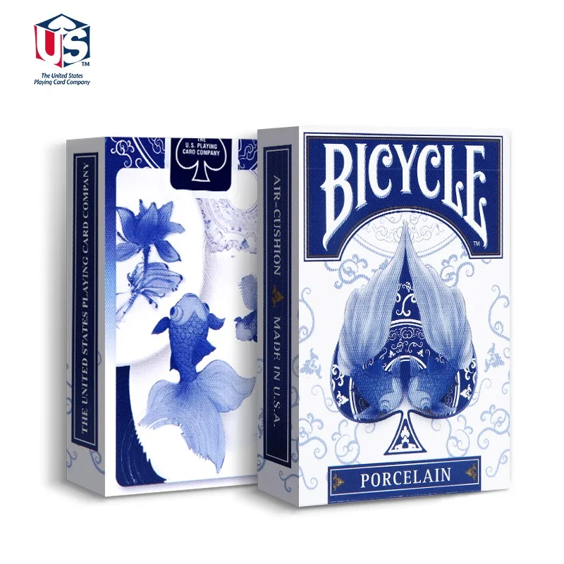 

1pcs Bicycle Porcelain Deck Magic Cards Playing Card Poker Limited Edition Close Up Stage Magic Tricks for Professional Magician