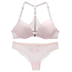 DaiNaFang-Ensemble de soutiens-gorge sexy pour femmes, bretelles en V profond et ligne en Y, sous-vêtements en dentelle du Japon et de la Corée du Sud, lingerie féminine, bonnet ABC, nouveau