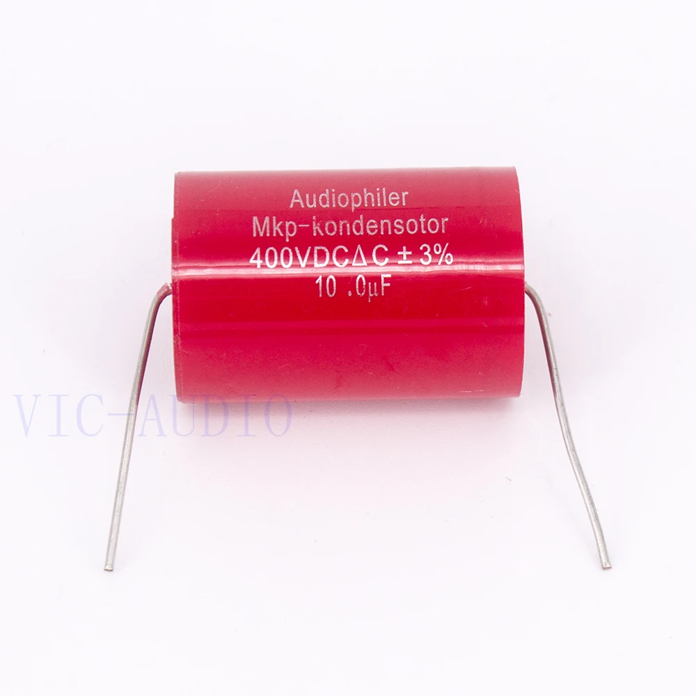 Конденсатор Audiophiler Mkp, конденсатор 10 мкФ, 400 В постоянного тока, ± 3%, HIFI Fever безэлектродный конденсатор, усилитель частоты связи, деление частоты 10 мкФ