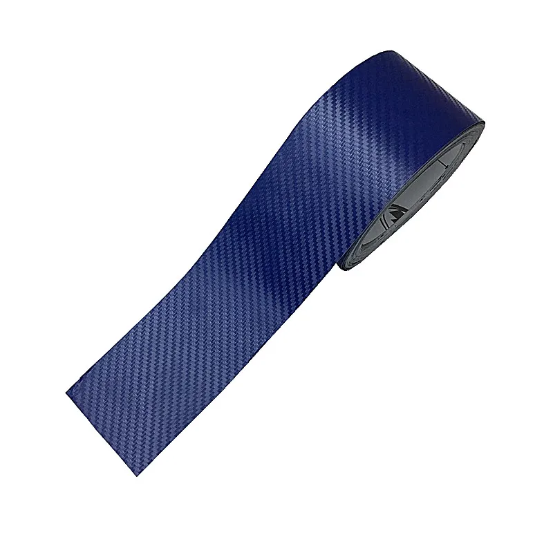 Carbon Fiber Sill Scuff Etiqueta Do Carro, 3D, Fibra De Carbono, Anti Scratch, Limiar, Peitoril Da Porta, Fita Espelho Lateral, Filme De Proteção À