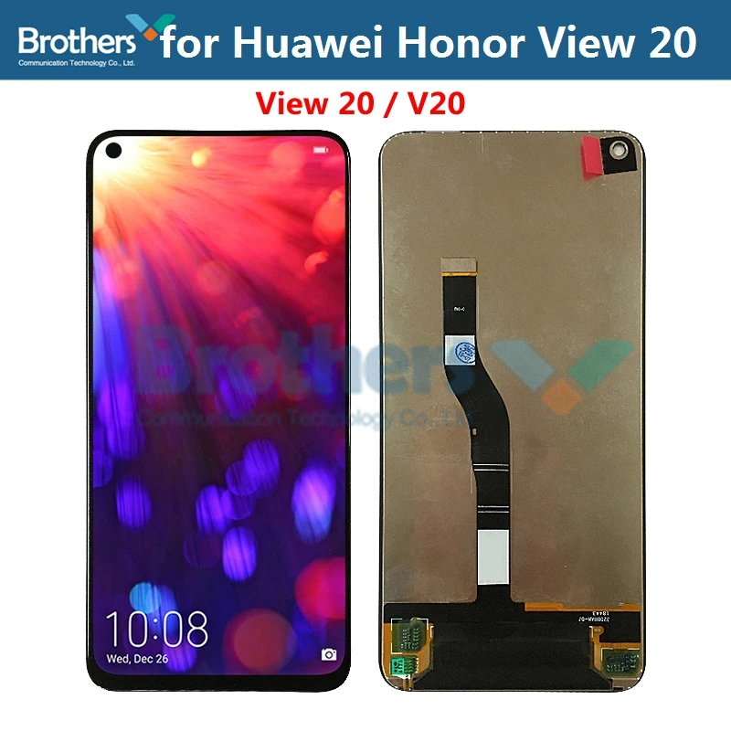 

For Huawei Honor View 20 VCE-AL00 LCD Display Touch Screen Digitizer for Honor V20 LCD Assembly Replacement Nova 4 PCT-AL10