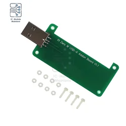 Dla Raspberry Pi 1.3/W zły konwerter USB karta rozszerzenia dla Raspberry Pi Zero USB-A Addon karta rozszerzenia V1.1 dla Arduino