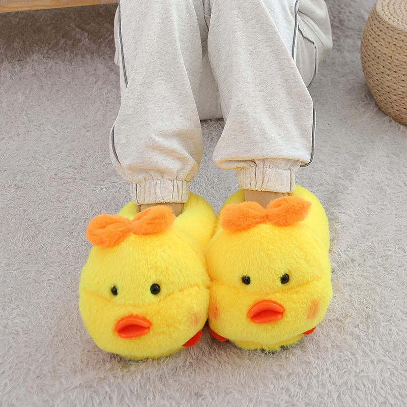 One Size Cute Warm Dog Slipper Gray Husky Winter Home Floor Soft Animal Slippers Female Slipper Girls Winter Warm Shoes