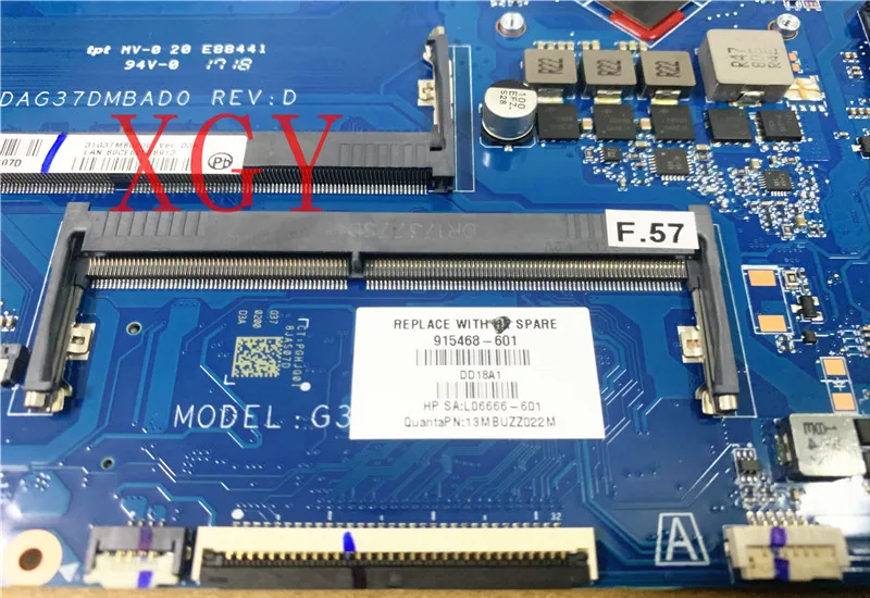 Mới 915468-601 L06666-601 Cho HP Cho PAVILION 17-AB 17-W Xách Tay Bo Mạch Chủ DAG37DMBAD0 GTX1050 I7-6700HQ SR2FQ 100% thử Nghiệm Ok