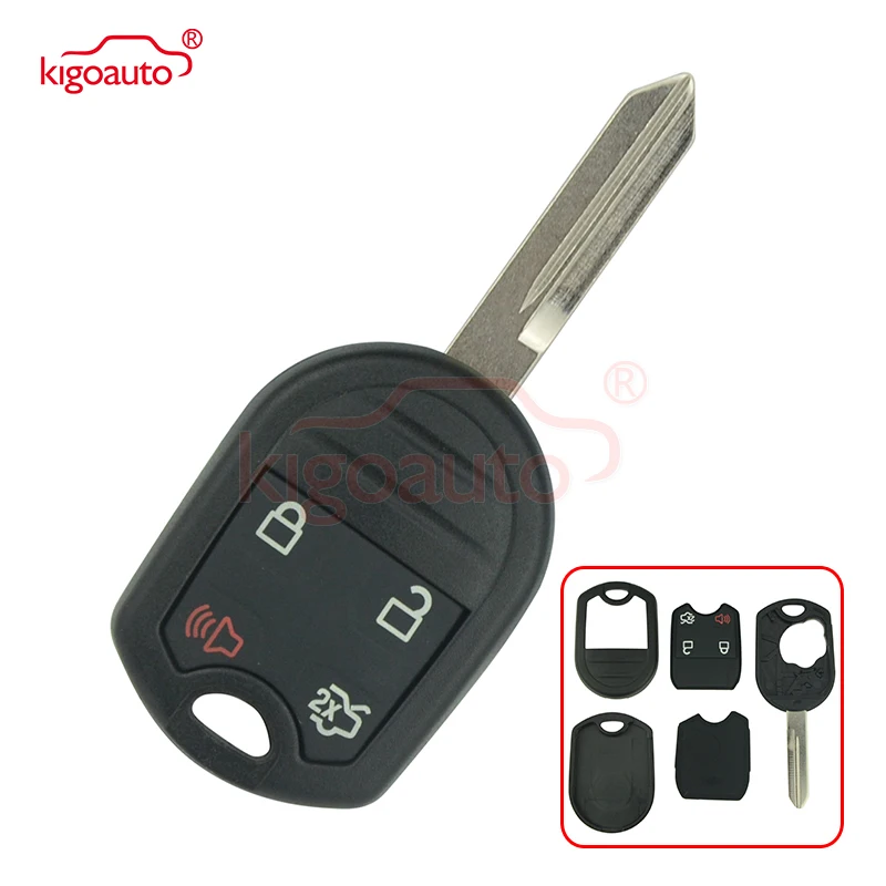 

Kigoauto CWTWB1U793 4 Button FO38 Key Blade 164-R8073 For Ford Edge 2007 2008 2009 2010 2011 Replacement Remote Key Shell Case