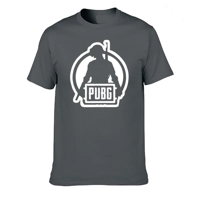 New Summer PUBG Game T Shirt Casual t shirt Men 100% Cotton Short Sleeve O-Neck Plus Size Quality Tops Tees XS-3XL