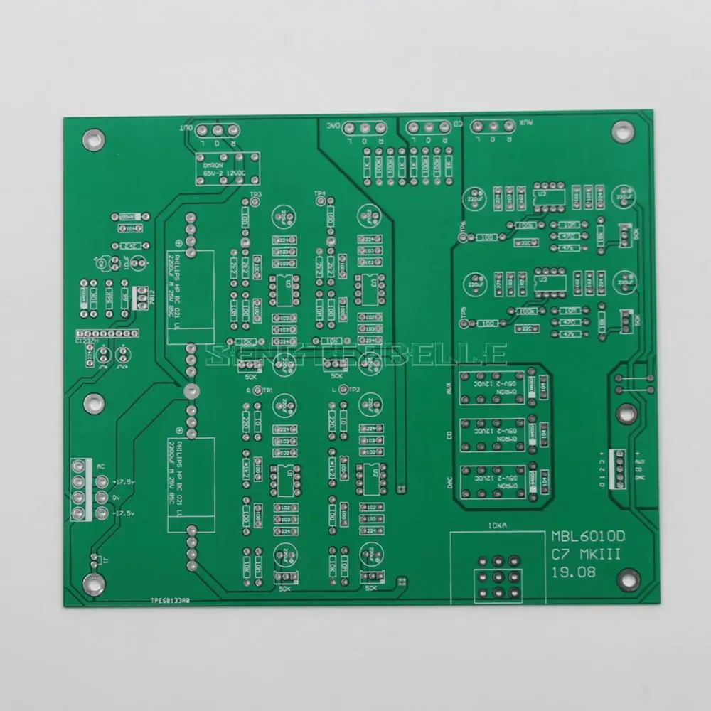 Based On MBL6010 Preamplifier Board PCB HiFi Stereo With 3-Way Audio Source Switching Pre-Amp