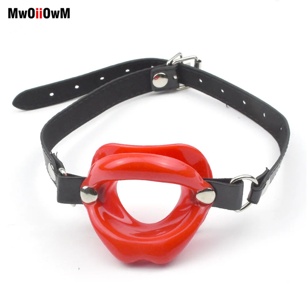 MwOiiOwM Cock Sucker Mouth Gag Erotic Toys Sexy Lip Oral Sex Gag Bondage Restraints Fetish BDSM Slave Adult Sex Toy For Couples