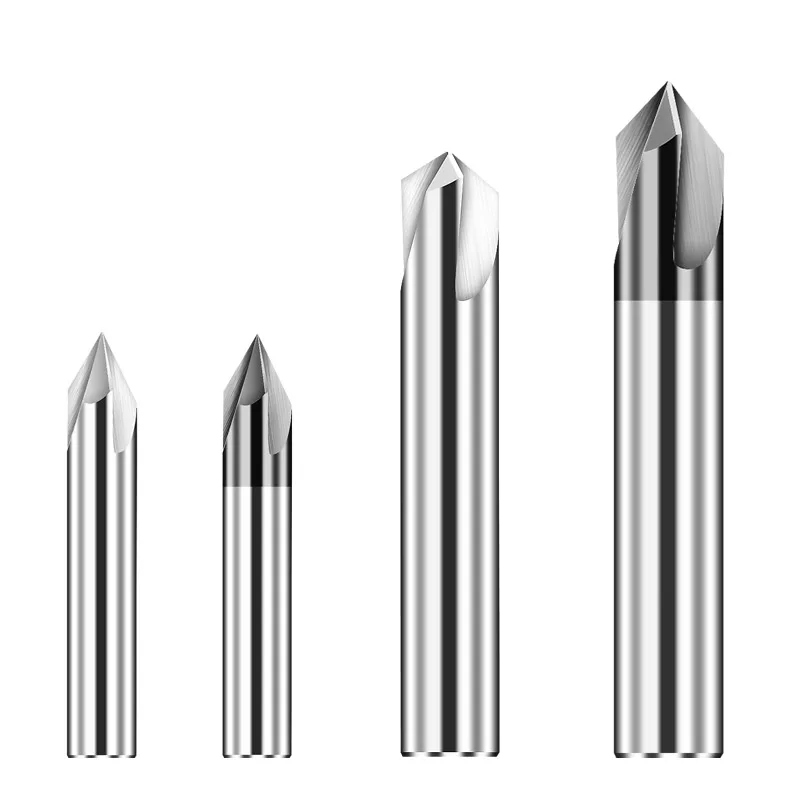 Fresa de biselado de carburo, herramientas de grabado de máquina CNC, 50, 70, 80, 100, 110, 130, 140, 150 grados