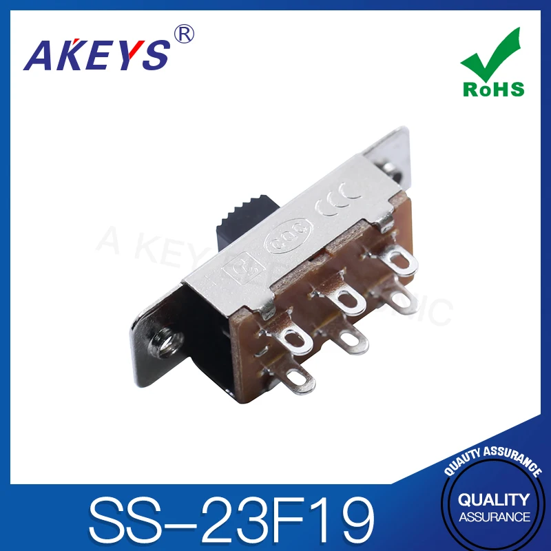 Handle Height 8mm 9mm 3-gear on-board refrigerator high current toggle switch 6-pin SS-23F19 (2P3T)