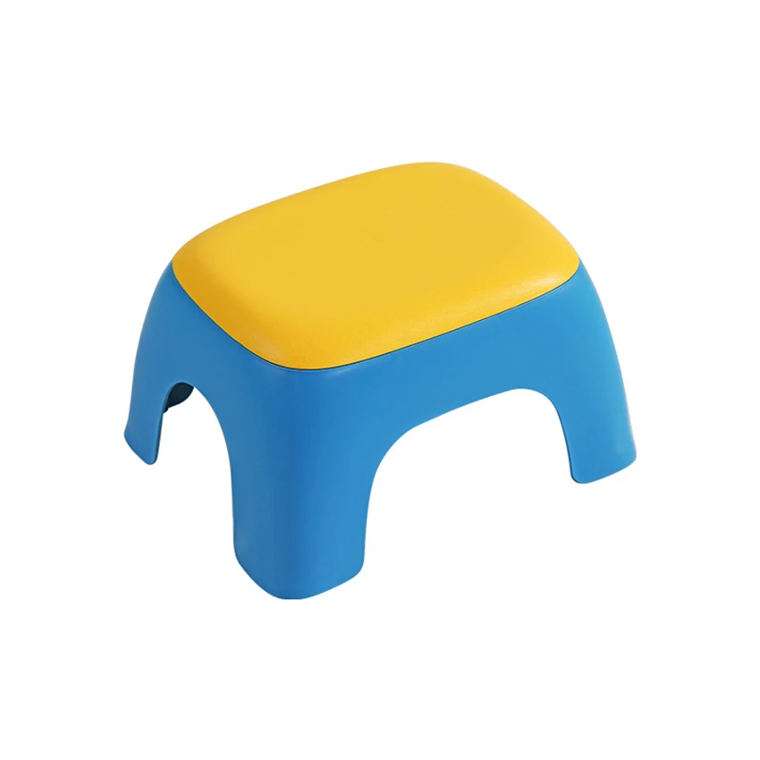 

Non-Slip Plastic Stool with Anti-Skid Pad Chairs, Thick Plastic Stools for Kids, Living Room, Bathroom