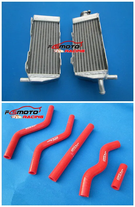 L&R Aluminum Radiator + Hose For 1989 Honda CR125R CR 125 R 89