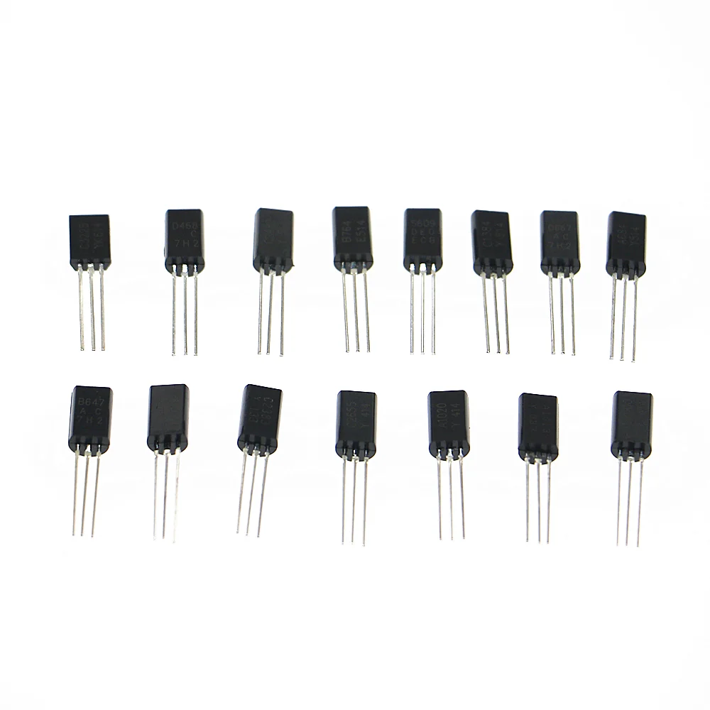 150pcs/set 15Values TO-92L Transistor Assortment Kit 2sc3228 2sc2500 2sc2655 2sc1384 2sc2383 2sd468 2SC2482 2SB764 2SD667 2SA684