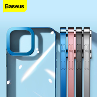 Baseus Plating Case For iPhone 13 Pro Max Clear Full Lens Protection Case Transparent Shockproof Cover For NEW iPhone 2021 Case