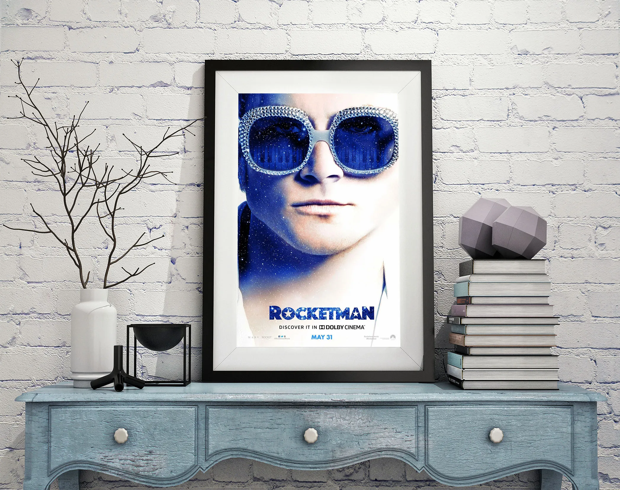 L0175 Rocketman Movie marvellous Silk Fabric Poster Art Decor Indoor Painting Gift