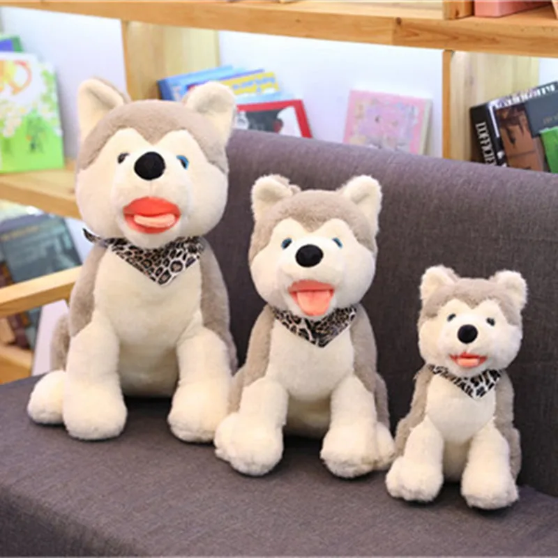 

New 28/38/48cm Cute Husky Dog Plush Toy Soft Stuffed Animal Husky Dog Doll Pillow Children's Toys Xmas Gift Birthday Present