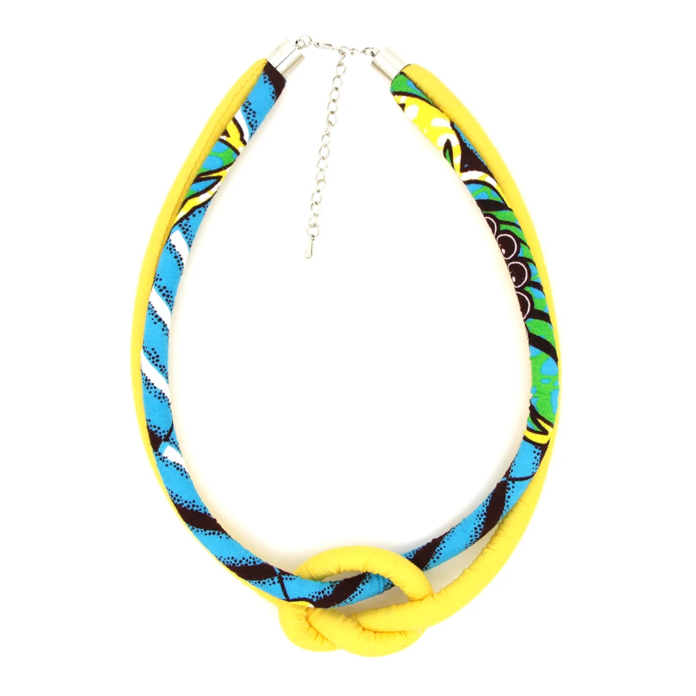 KparcoTa Necklaces collar handmade bohemian ethnic colour choker Women new Jewelry round rope pure fabric holiday birthday gift