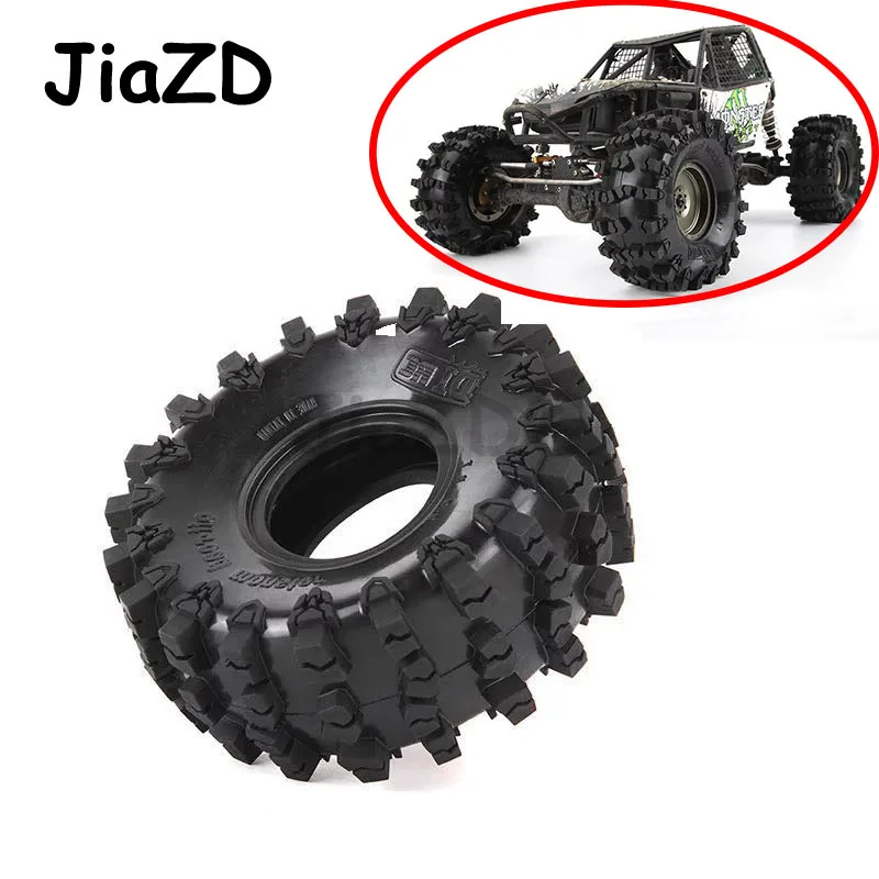 4PCS Super Grip Two-stage Sponge RC CRAWLER CAR 2.2 Inch RC Thick Wheel Tires FOR 1:8 SCALE Axial 90018 90048 90045 90031 S777