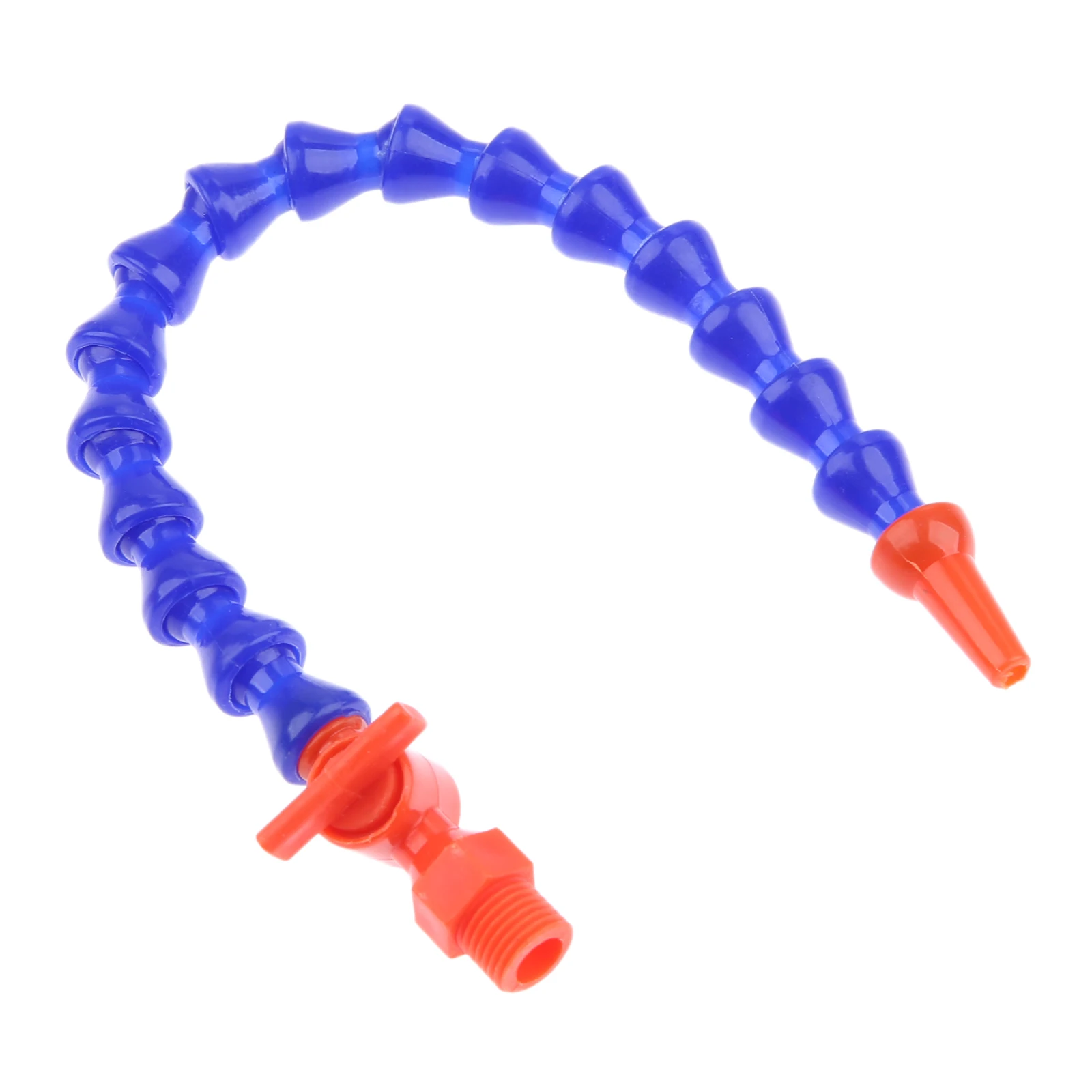 Круглое сопло 1/4 дюйма, 3/8 дюйма, 1/2 дюйма, Пластиковая Гибкая Трубка для охлаждающей жидкости воды и охлаждающей жидкости для токарного станка с ЧПУ, охлаждающая трубка 300 мм-500 мм