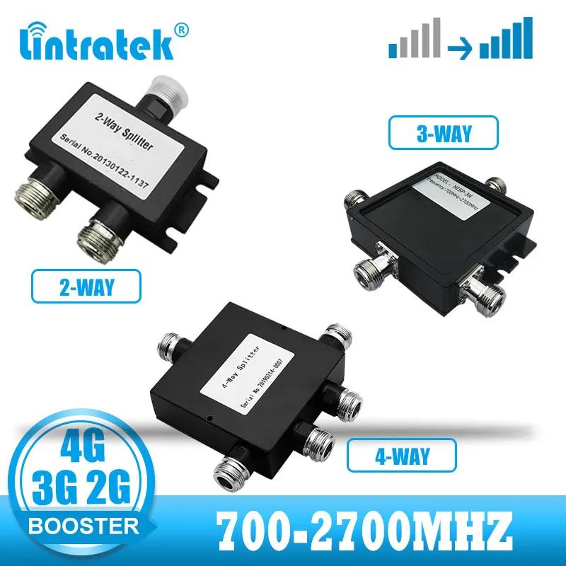 lintratek Splliter 700mhz to 2700mhz MicroStrip Divider For 2G 3G 4G GSM Repeater LTE DCS Cellular Signal Amplifier Booster B28