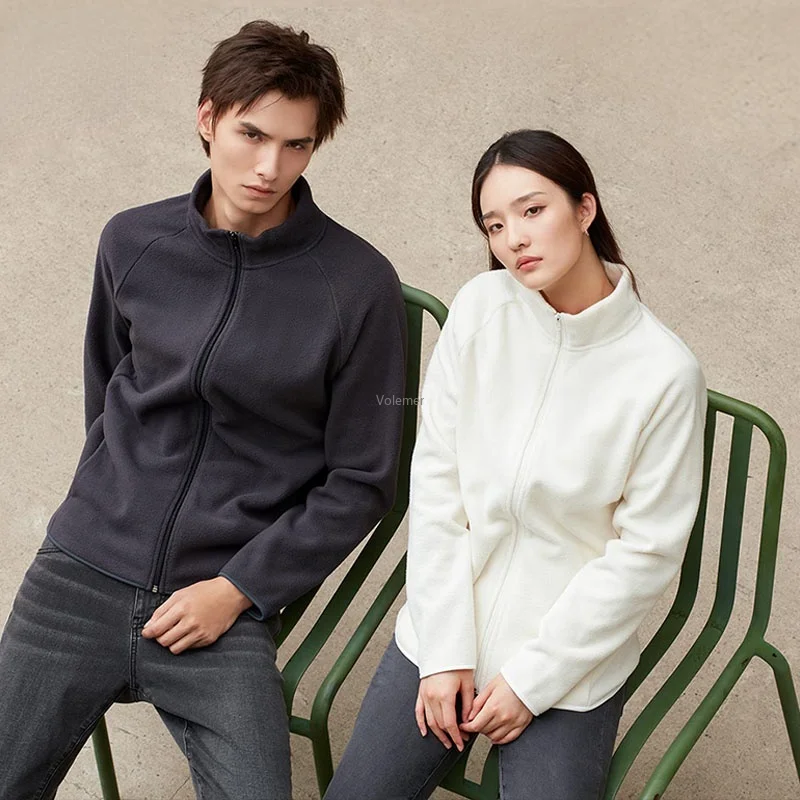 Youpin القطنسميث جاكيت من الصوف في الهواء الطلق الرياضة معطف دافئ الرجال النساء الشتاء السترات الحرارية سوفتشيل المشي لمسافات طويلة تسلق السترات