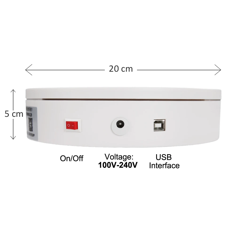 Imagem -04 - Comxim Mt200ruwl20 Controle Remoto Wifi Usb Rotativa Plataforma Giratória Elétrica para Fotografia Display Apoio ao Desenvolvimento Secundário