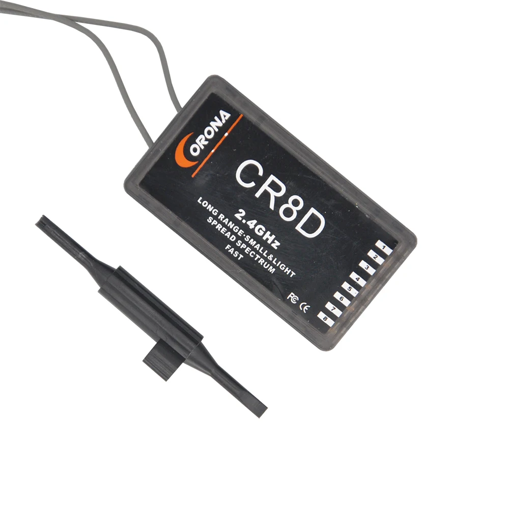 Corona CR8D 2.4Ghz 8ch Receiver Compatible with CT8F/CT8J /CT8Z/CT3F/ V2 DSSS Module