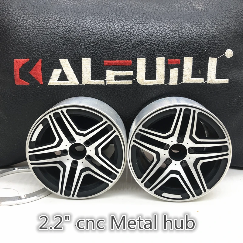 

4pcs 2.2 Inch Metal Wheel Rim Hub Simulation RC Crawler Car Hub for TRX4 Benz G500 scx10 II 90046 axl03007 d90