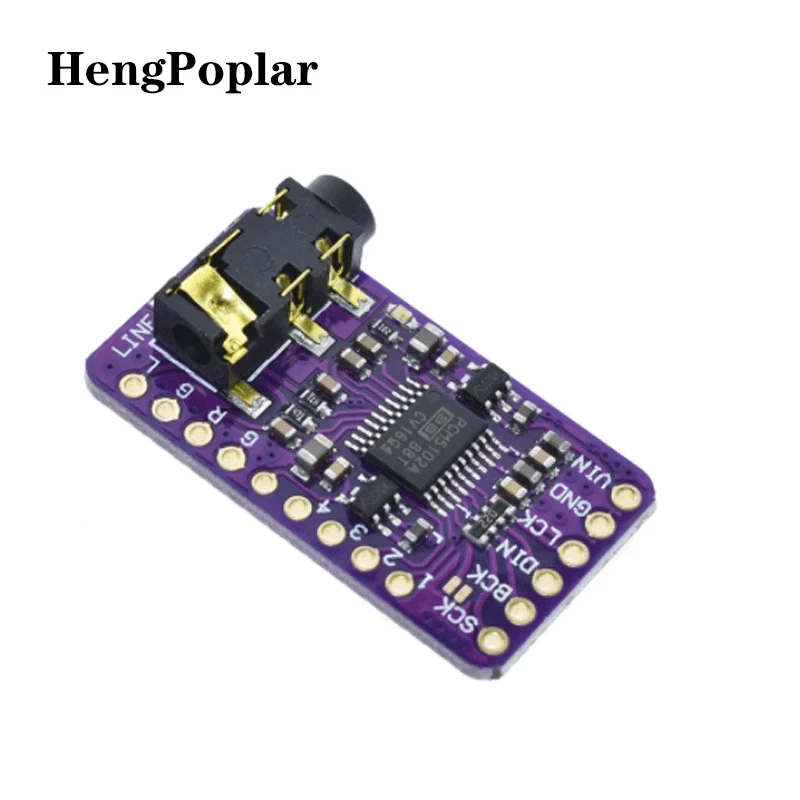 Interfejs I2S PCM5102A dekoder DAC GY-PCM5102 moduł odtwarzacza I2S dla Raspberry Pi płyta formatu pHAT cyfrowa karta Audio PCM5102 4